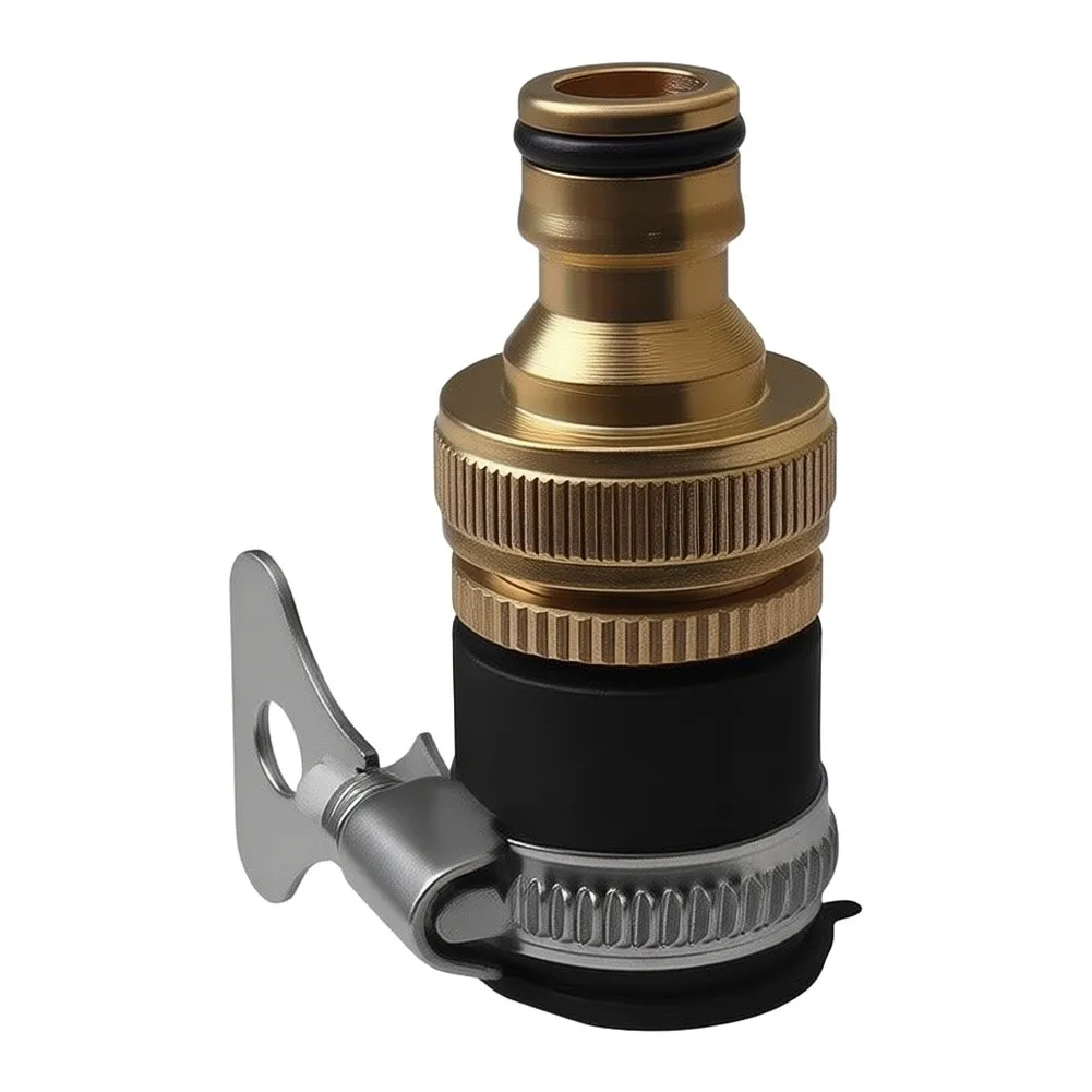 1/2 inch to 3/4 inch Garden Hose For Tap Adapter Made of Solid Brass for Use with Standard Threaded Water Outlets and Inlets