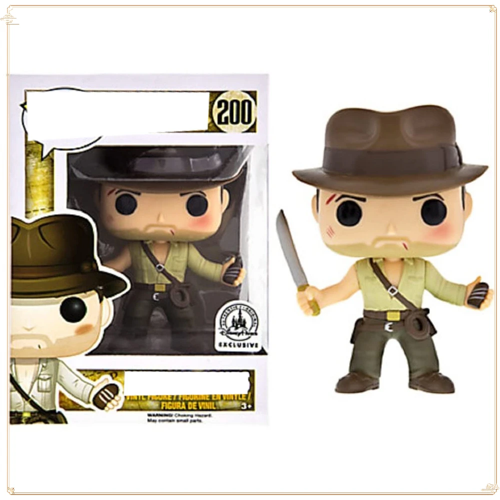 

Funko Pop Action Toy Figures Film Periphery Popular Character Indiana Jones Model Decorative Ornaments Birthday Gift in Stock