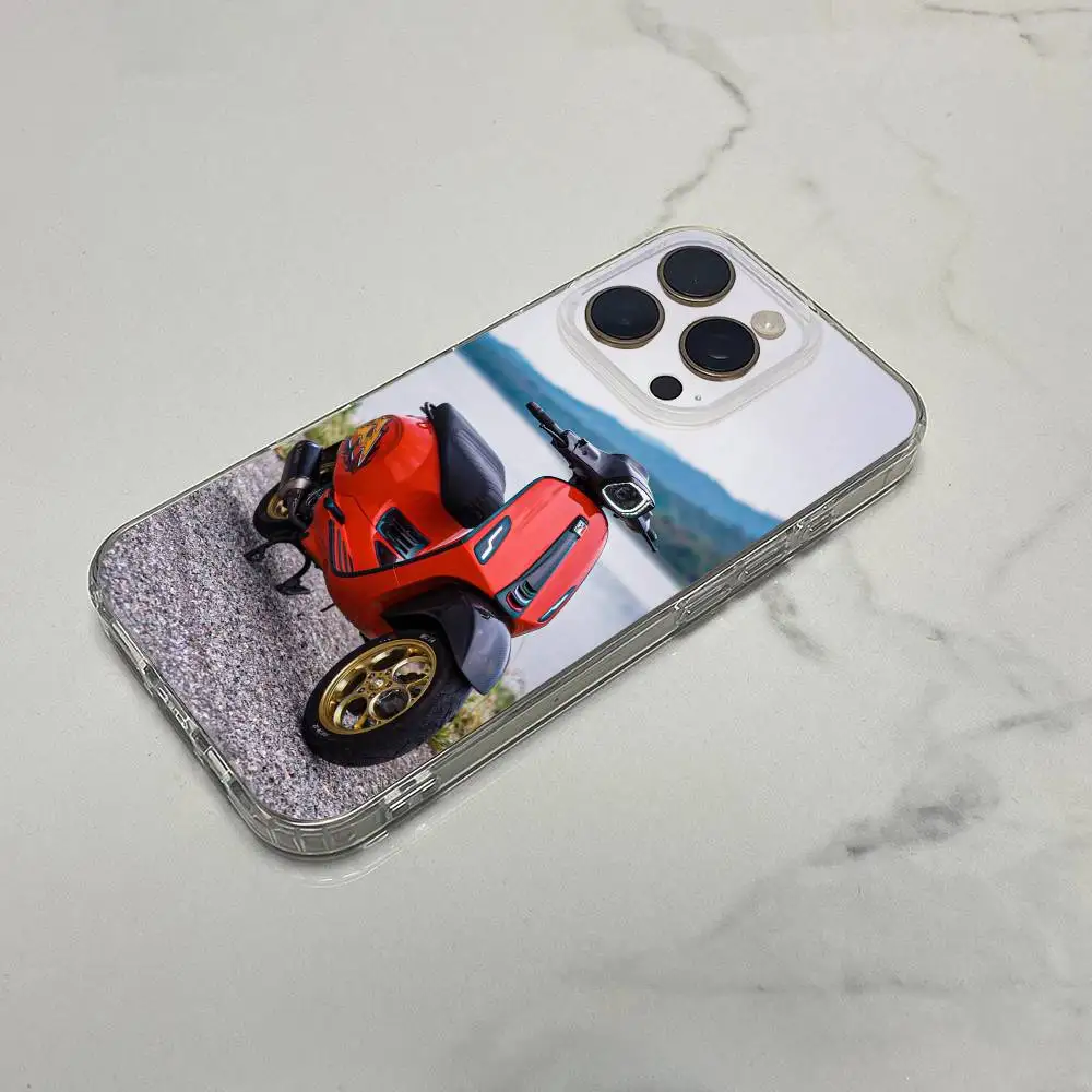 Bike V-Vespa Scooter Moto Phone Case For iPhone 17,16,15,14,13,12,11 Plus,Pro,Max,Plus,E,SE4,Mini Transparent Box - Image 2