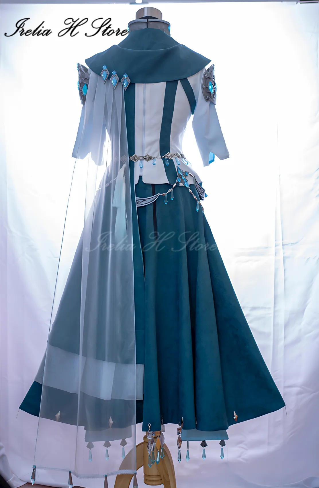 Irelia H 맞춤형 사이즈 제작 FF14 파이널 판타지 XIV, 조준 코스프레 위축 튜닉, 코스튬 여성 게임 할로윈