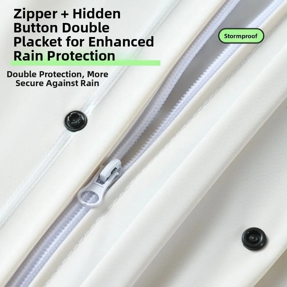 

С светоотражающими полосками, плащ, дождевик, брюки, костюм, мягкий профессиональный разделенный дизайн, дождевик, водонепроницаемый тяжелый непромокаемый костюм