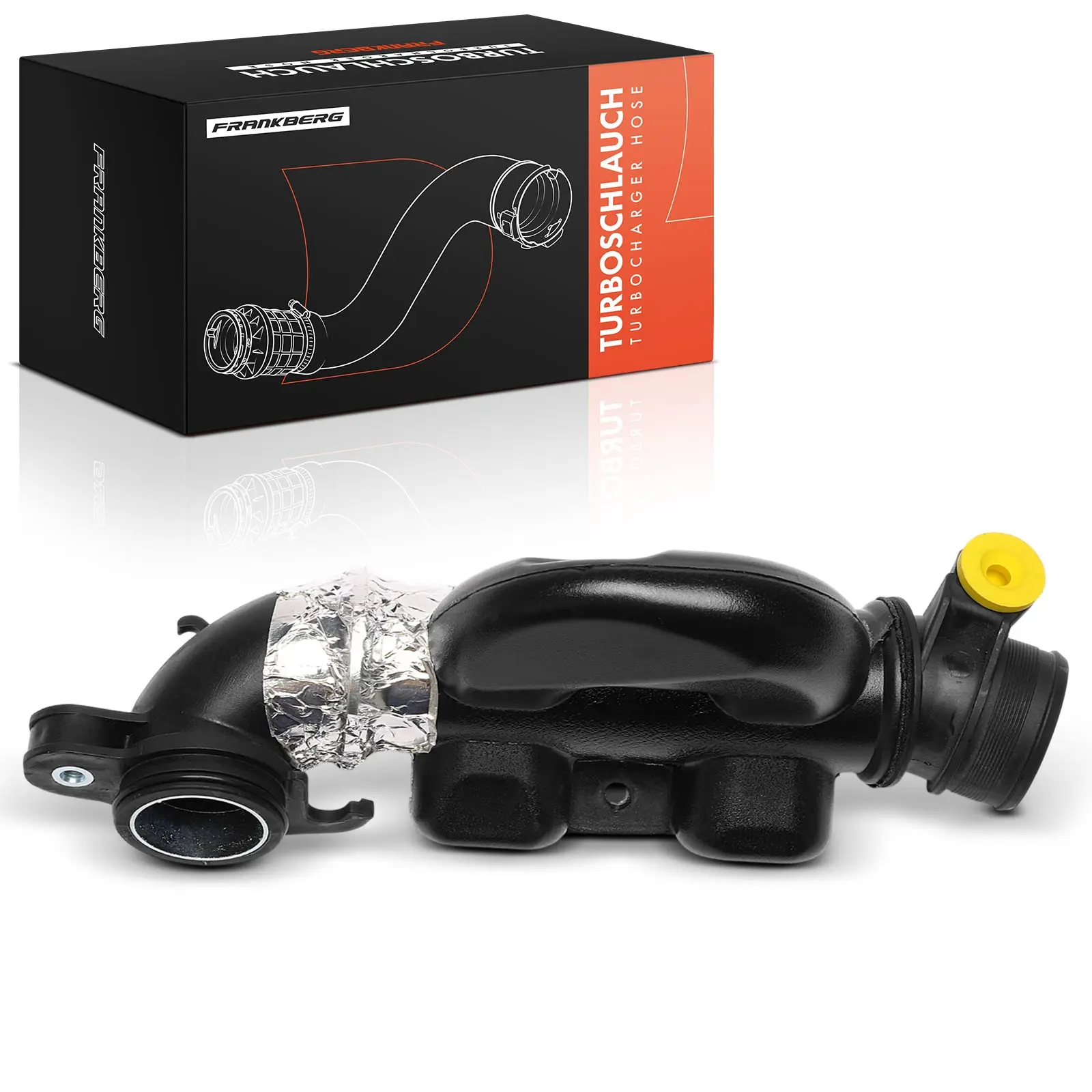 Frankberg 1x Ladeluchtslang Turboslang Verbindingen voor Citroën C2 JM C3 I FC FN Peugeot 1007 KM 207 WA WC 091317 038351