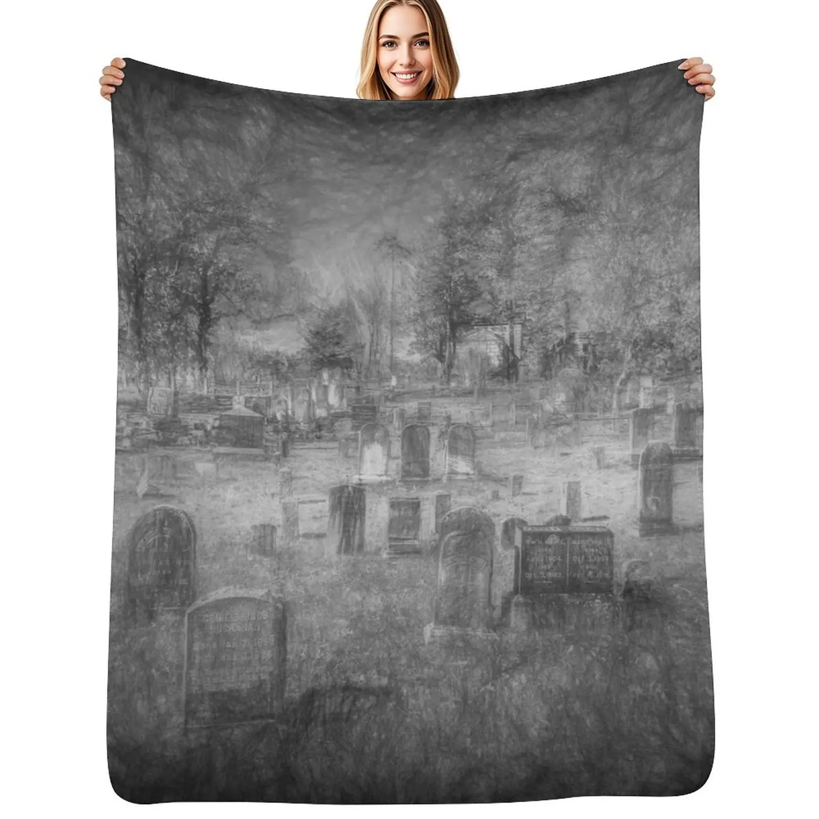 Haunted Sleepy Hollow Throw Blanket Decorative Sofas Comforter Sofas Soft Big Sleeping Bag Shaggy Blankets