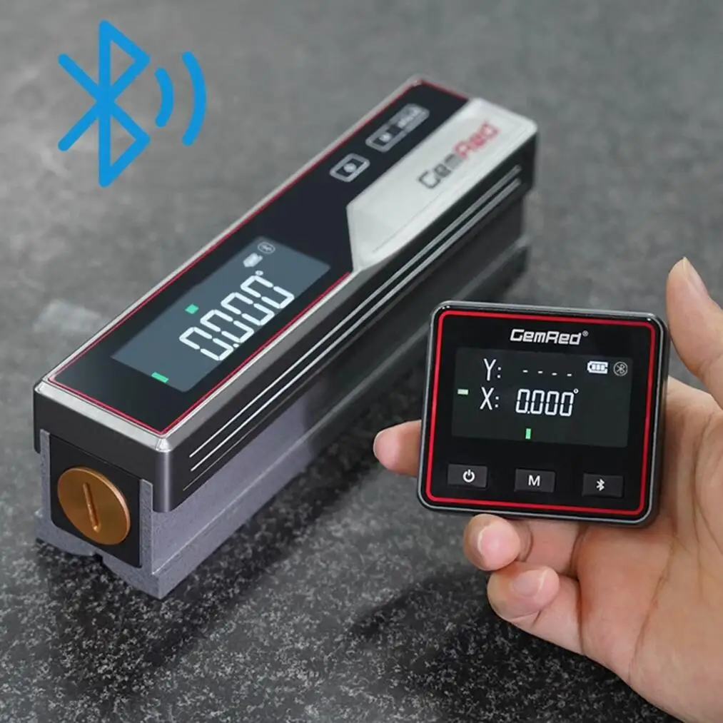 New arrivals High-Precision  0.01mm/m Resolution  ±0.02mm/m Accuracy ±0.5mm/m Measuring Range buit-in bluetooth Digital Level