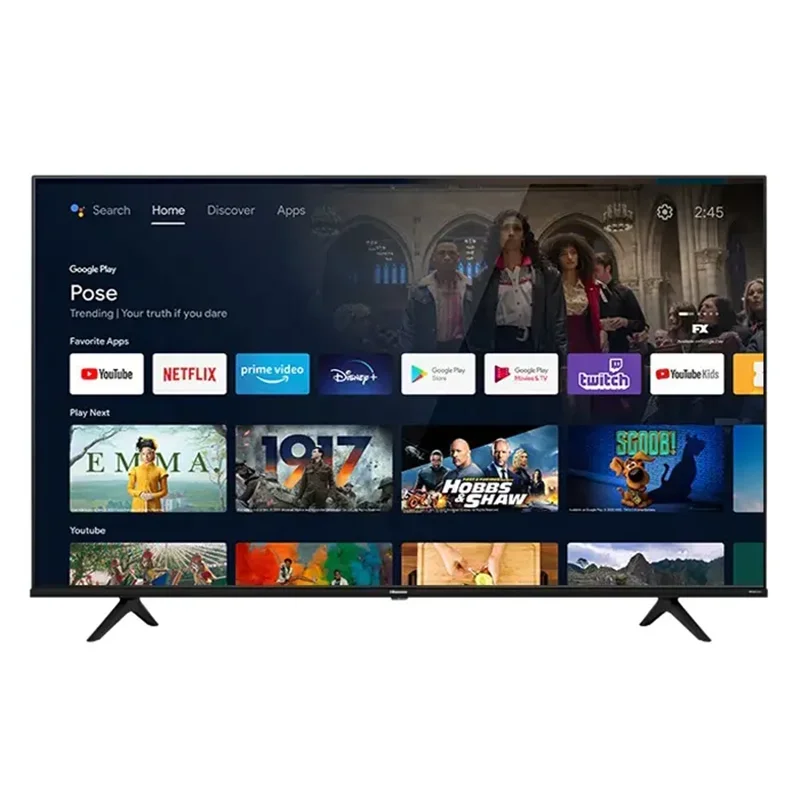 32/43/50/55-Inch Android Smart TV - 4K UHD LED, WiFi, Google Assistant, HDR10, Multi-Size
