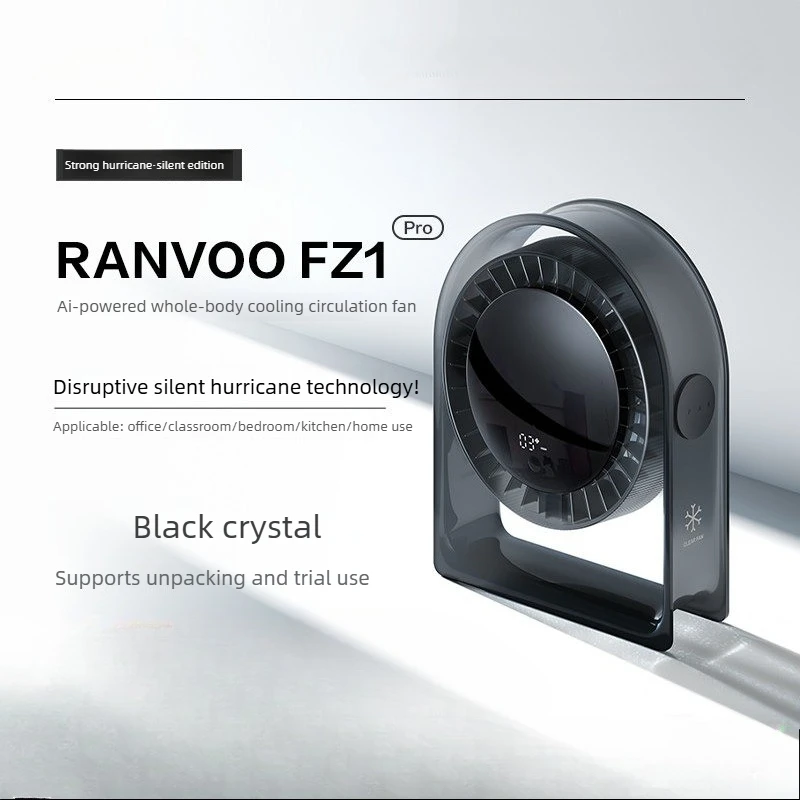 

USB Charging Mini Desktop Fan Portable Cooling Air Conditioner Fan for Home Office Bedroom Dormitory Students