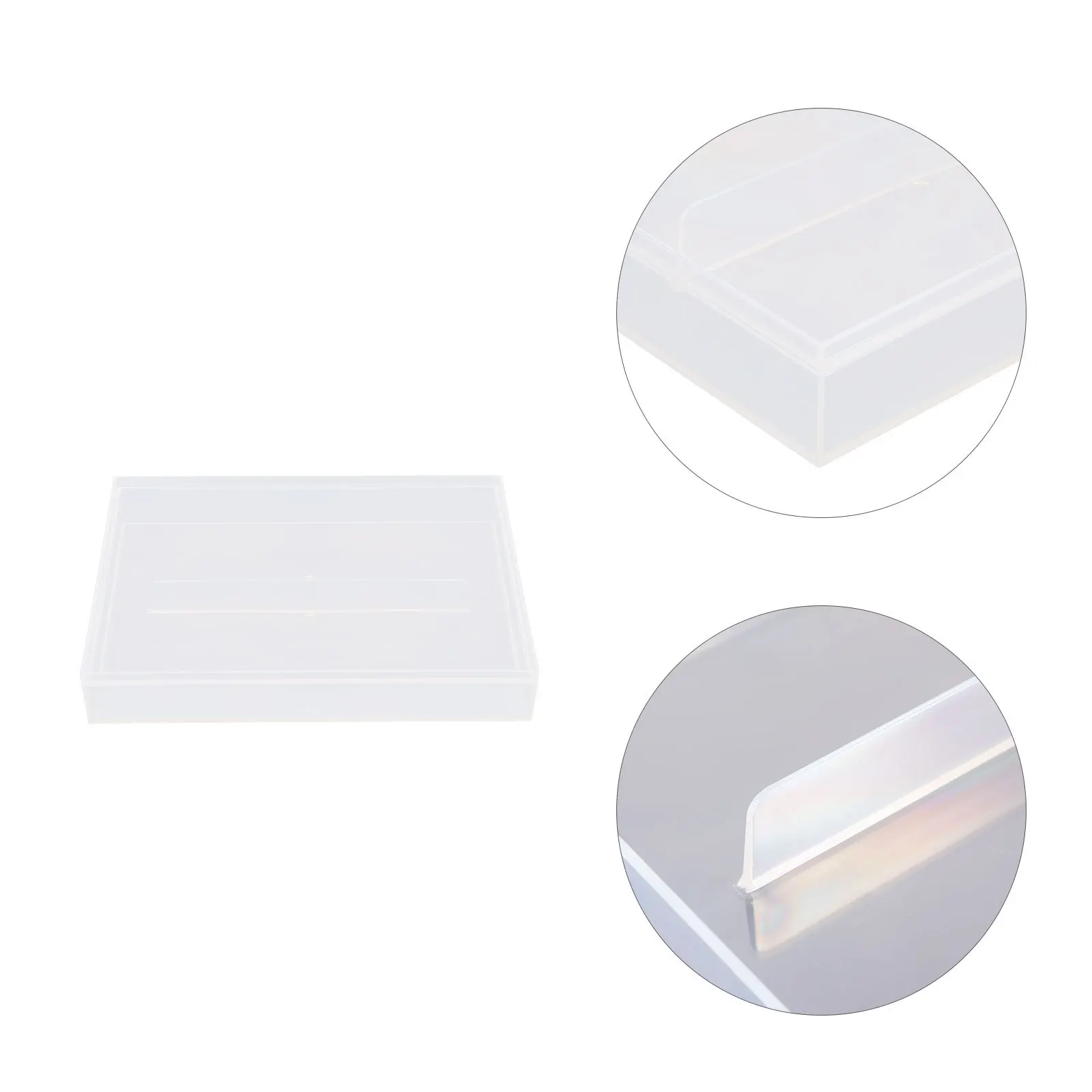 

Transparent Tea Bag Organizer Box Multi-Compartment Plastic Storage For Home Kitchen Office Clear Divided Tea Coffee Candy