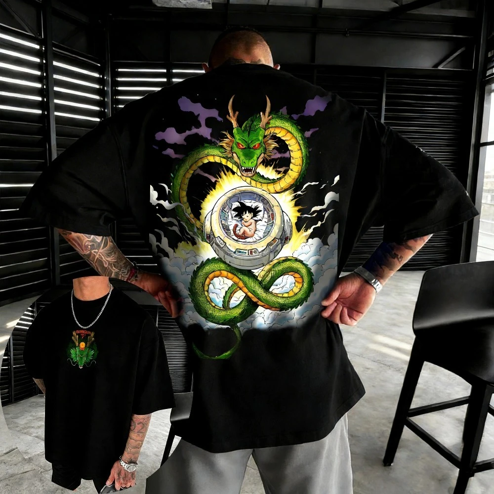 Anime Dragon Ball Android 18 Printed T-shirt Men's and Women's T-shirt Men's Top Sports T-shirt Men's T-shirt Summer Tee 2026