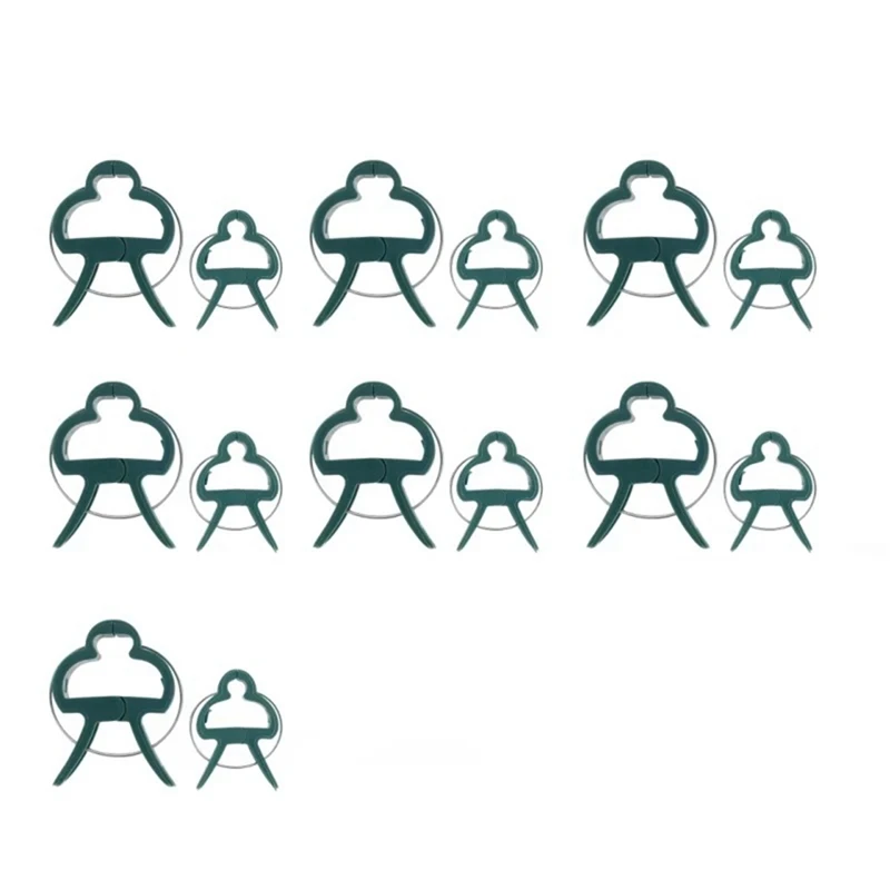 

200PCS Plant Fixed Clips Reusable Greenhouse Bracket Fixing Stems Flower Vine Vegetables Tomato Fastener Garden Supplies