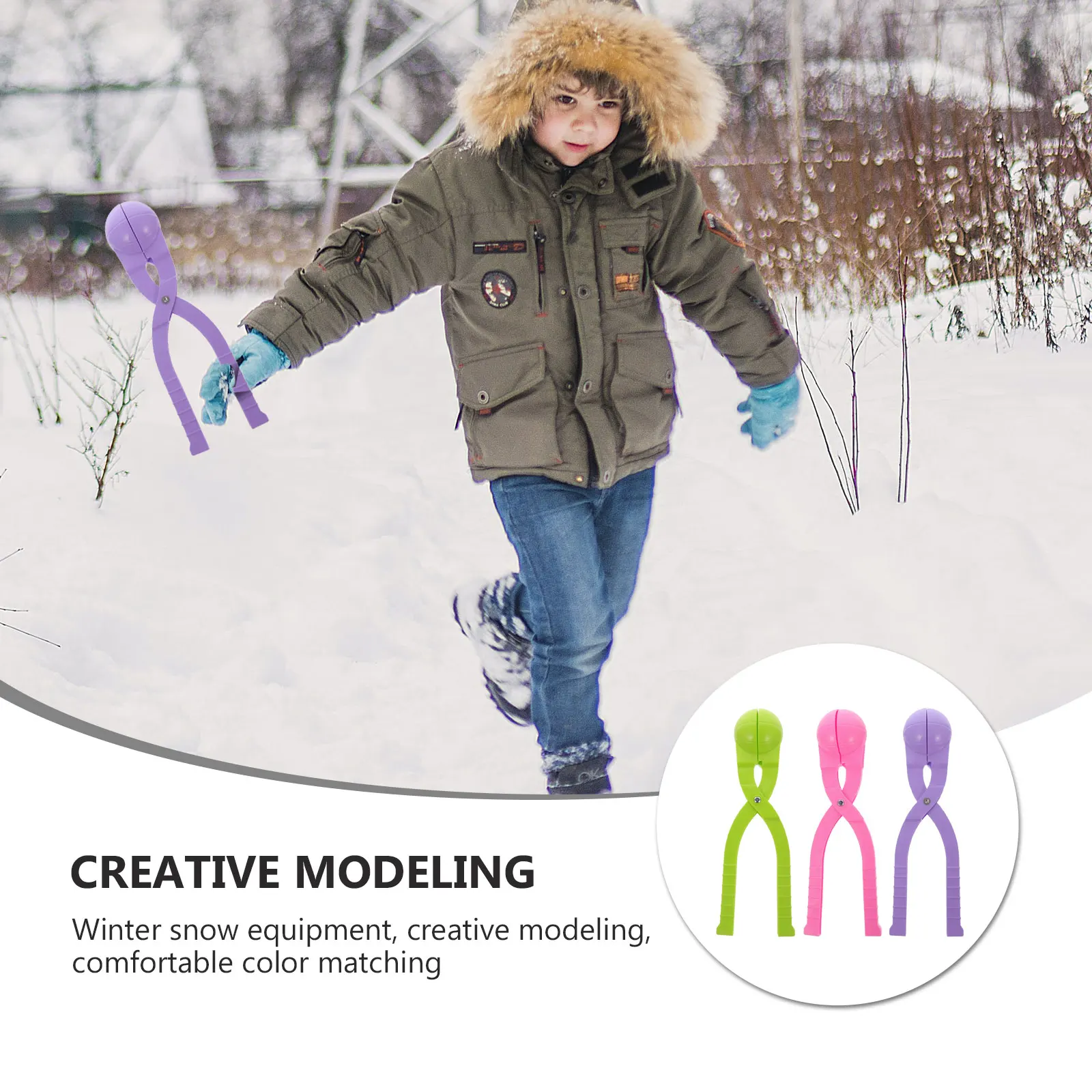 Clip Maker jouet pour enfants hiver jeux de plein air sûr amusant neige combat outil boue sable jouer cadeaux de noël jouets de plage