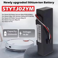 STYTJ02YM Battery 14.8V 12800mAh for Xiaomi Mijia LDS Vacuum Cleaner,Mi Robot Vacuum-Mop P,Mi Robot Vacuum-Mop 2S/Haier JX37