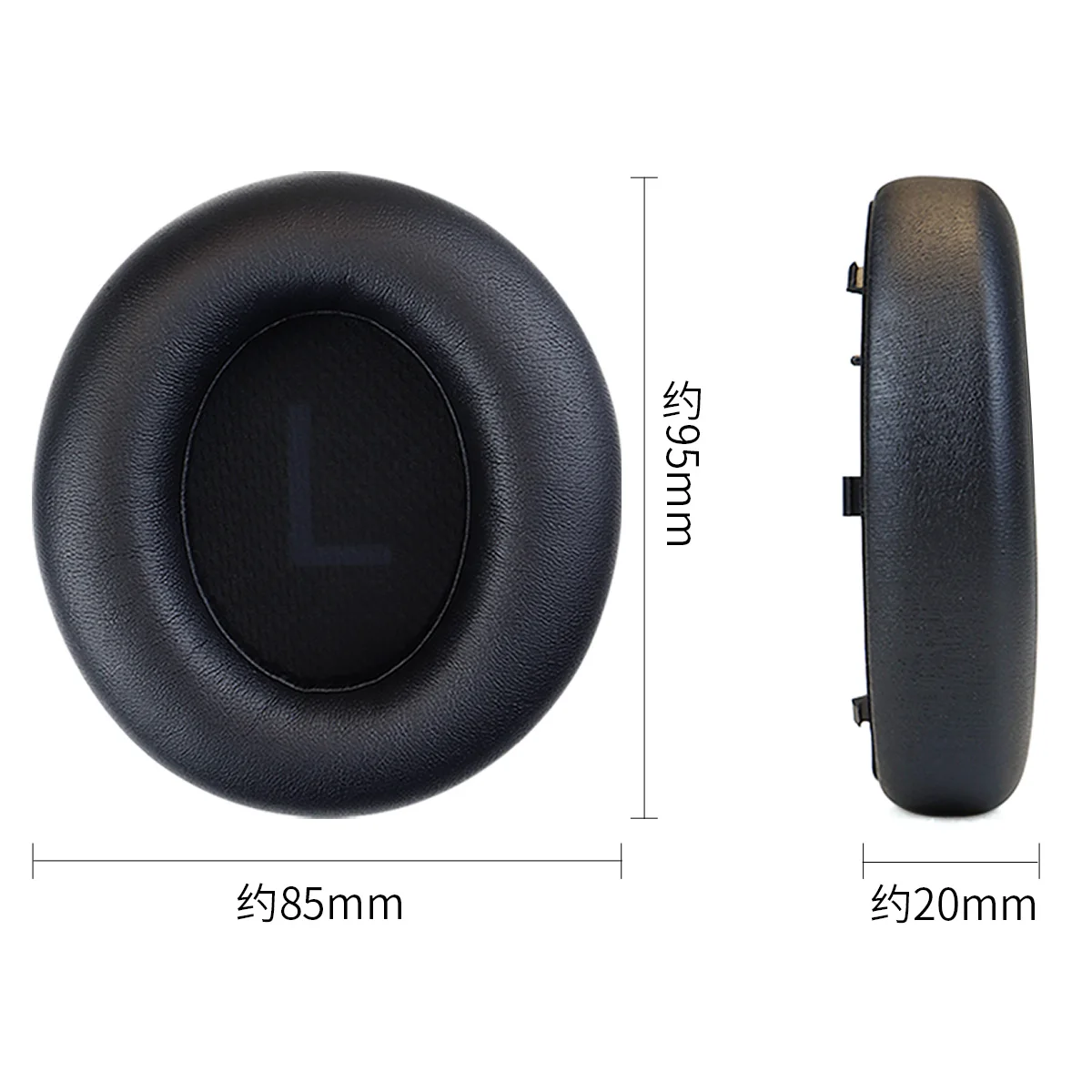 Cuscinetti auricolari in schiuma Meomory di ricambio, fodera per cuscino, per cuffie Anker Soundcore Space Q45