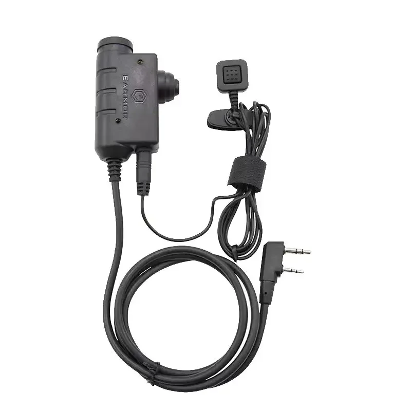 EARMOR M32 ヘッドセット PTT、タクティカル ヘッドセット PTT、オリジナル ヘッドセット PTT アダプター、KENWOOD、M31、M32、M32H 用