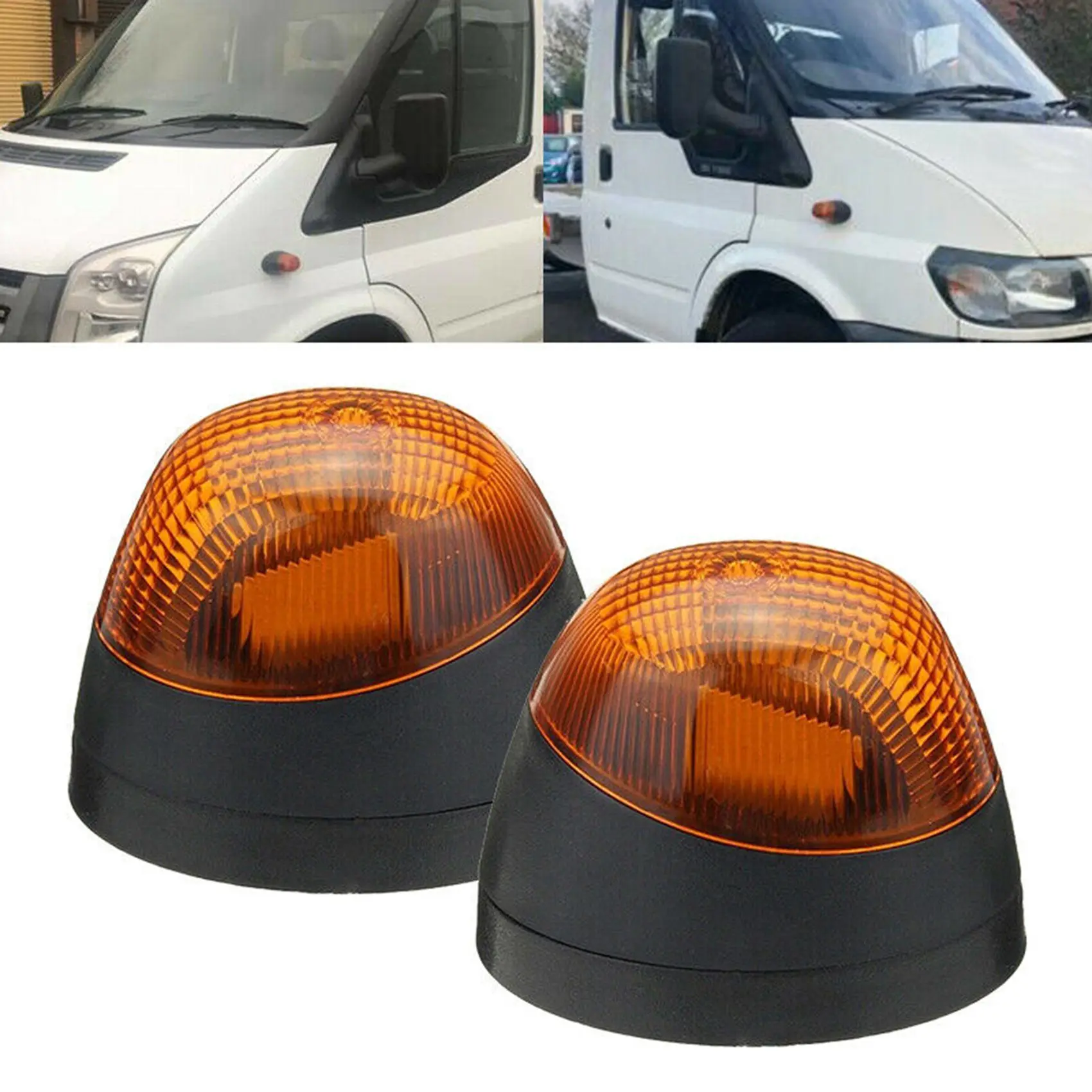 Imagem -04 - Luz Indicadora de Sinal de Giro para Ford Transit Lâmpada Lateral Mk6 Mk7 20022013 1203328 1202348