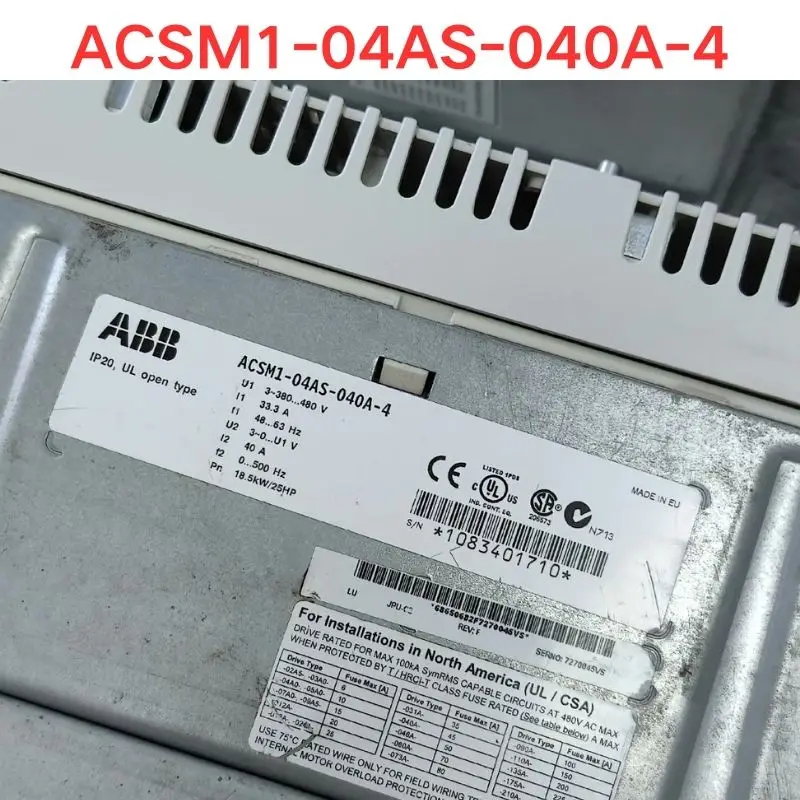 Second hand test OK  ACSM1-04AS-040A-4  Driver