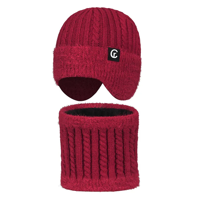 

Winter Elderly Grandmothers Mothers Warm Woolen Hat Hugger Toque Cap Stocking Head Watch Fathers Old Men Cycling 8M53