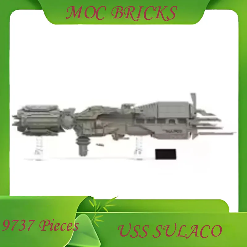 9816 Space USS SULACO Militaire MOC SpaceShip Battle Model Aangepaste puzzel Architectuur DIY Onderwijs Assemblagemodel Speelgoedcadeau