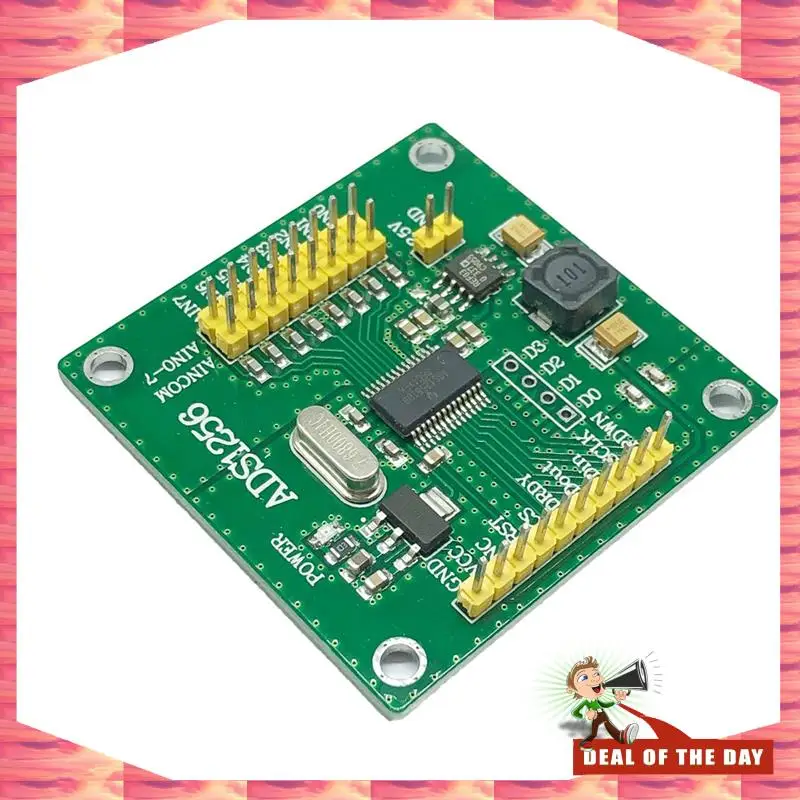 Entrega en 24 horas Módulo de ocho canales de conversión analógica a digital ADC ADS1256 de alta precisión