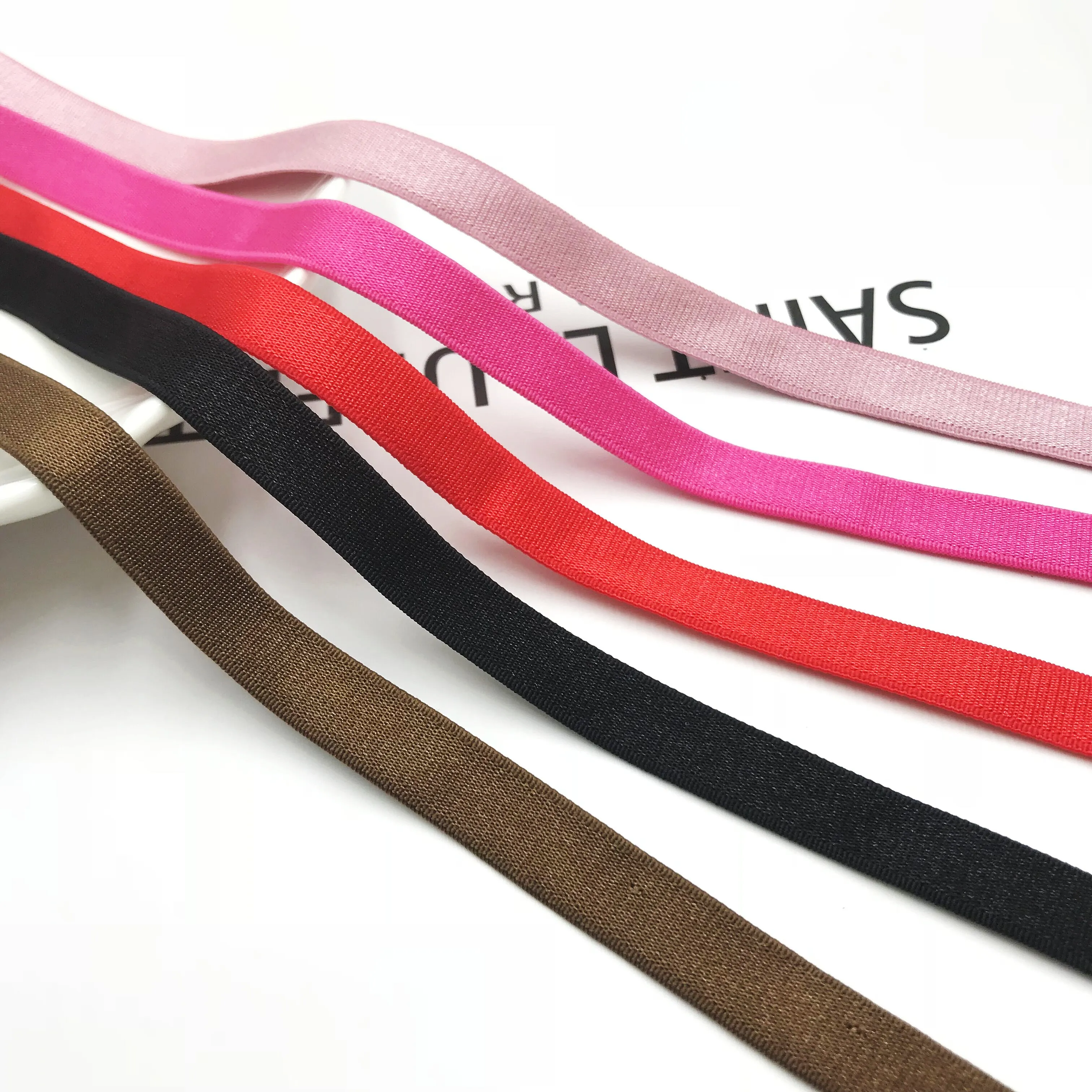 5Yard 10MM  Soft Skin Underwear Elastic Bands Adorn Baby Cloth Skirt DIY Handmade Hair Bra Shoulder Straps Sewing Accessories