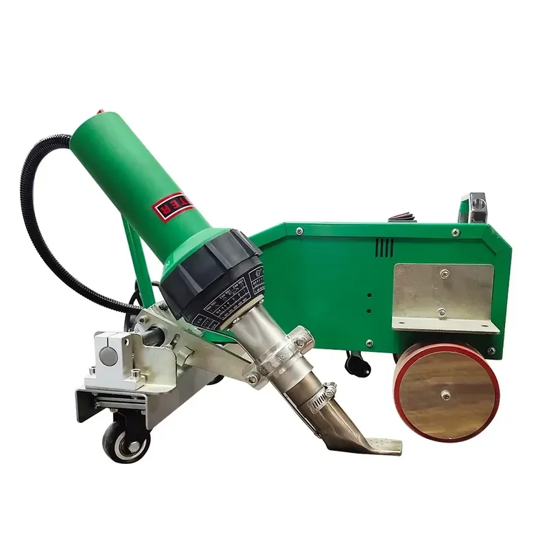 Geomembrane Welding Machine for PVC PE HDPE Plastic Sheets Rolling Hot Air Welder for Waterproofing