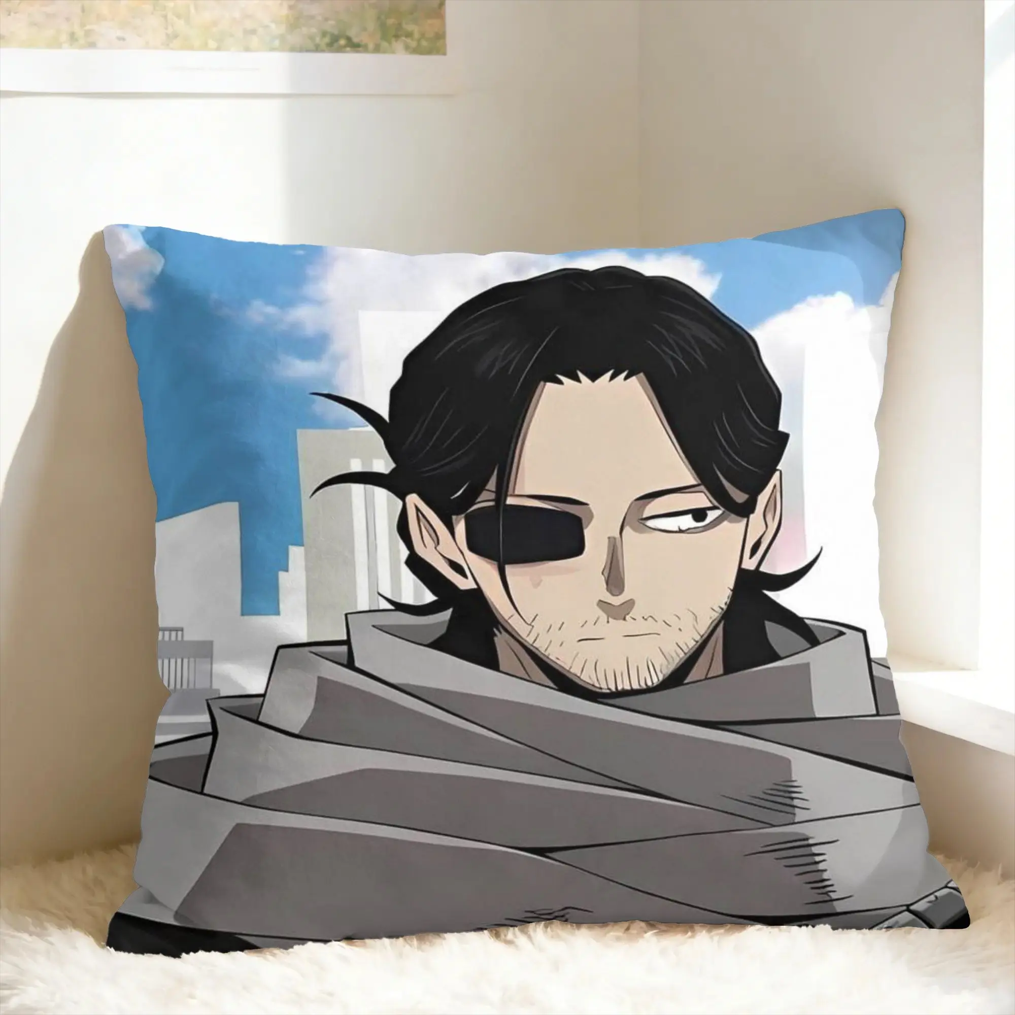 S-Shota A-Aizawa Pillow Case  Square Pillow Cover Novelty Cushion Cover For Sofa Bedroom Home Decor