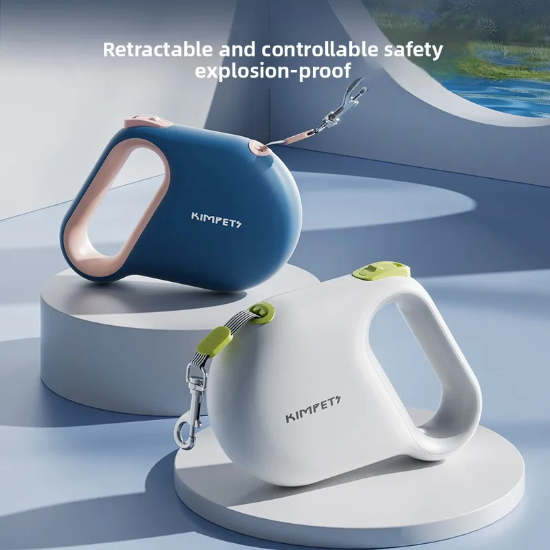 

Поводок для домашних животных с выдвижным управлением, безопасная веревка для прогулок для собак, трансграничная оптовая продажа, светоотражающая веревка, устройство для вытягивания собак длиной 5 м.