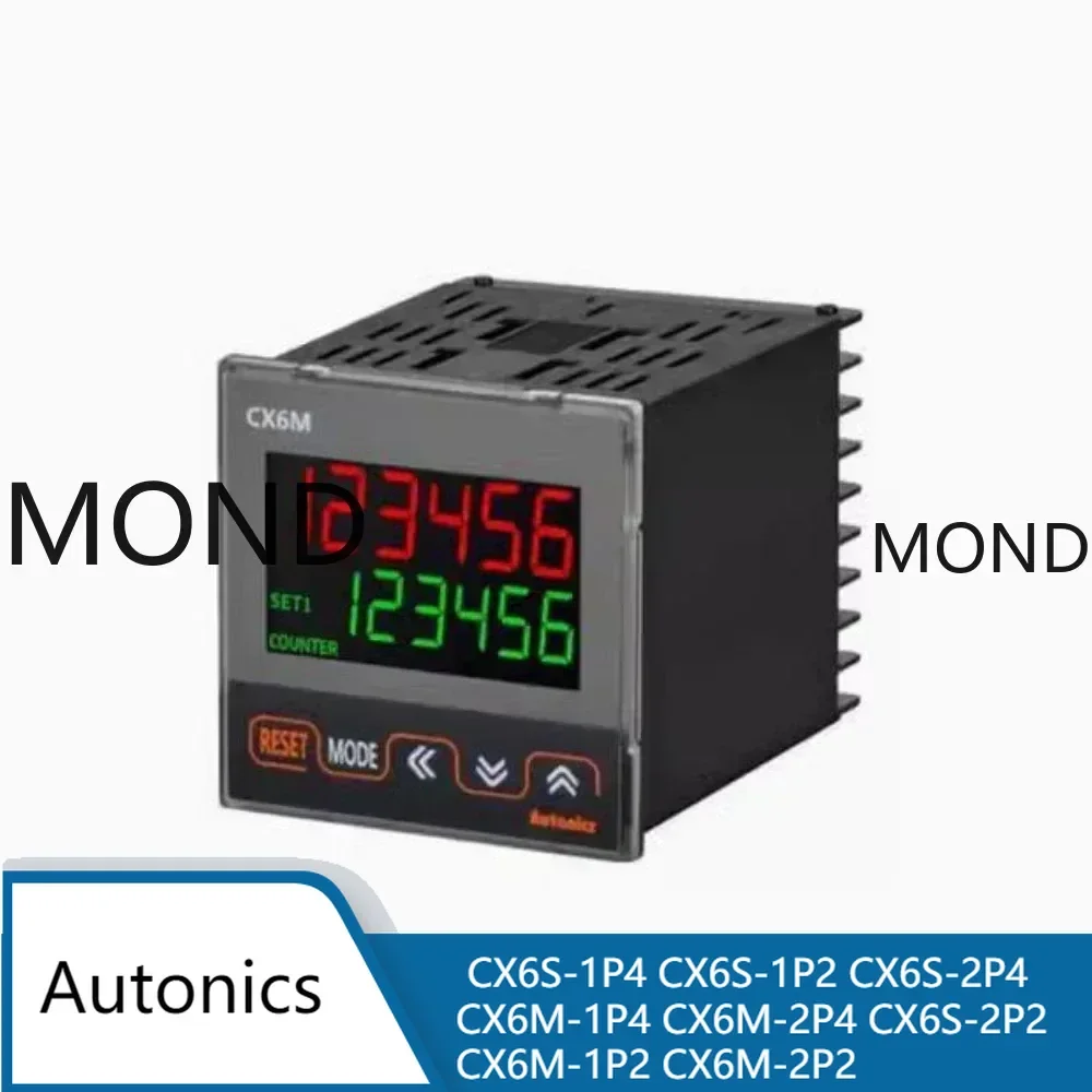 

Autonics Timer Counter CX6S-1P4 CX6S-1P2 CX6S-2P4 CX6M-1P4 CX6M-2P4 CX6S-2P2 CX6M-1P2 CX6M-2P2 PNP NPN Relay SPDT 250V