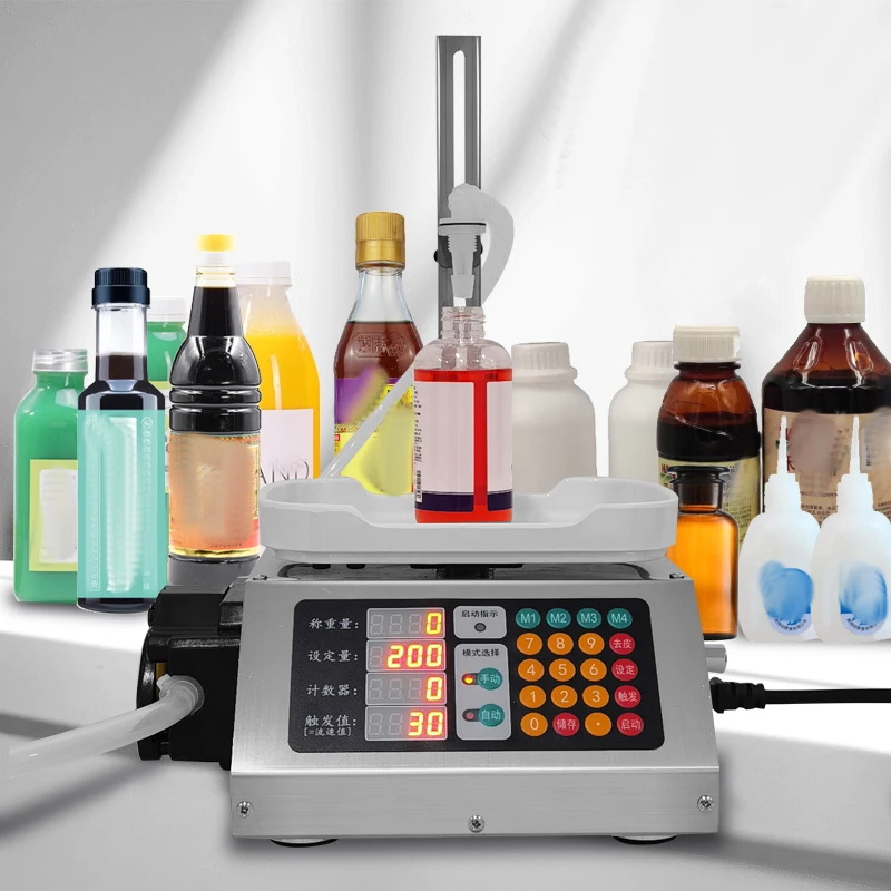 High-precision Filling Machine 3.5 L/Min Automatic Glue Beverage Vinegar Liquid Filler Dispensing Weighing Type Quantitative New
