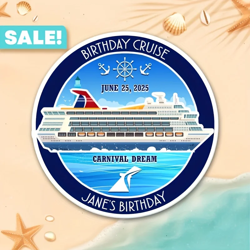Customized personalized door magnets, cruise ship door decorations, door magnets, cruise ship magnets, cruise ship