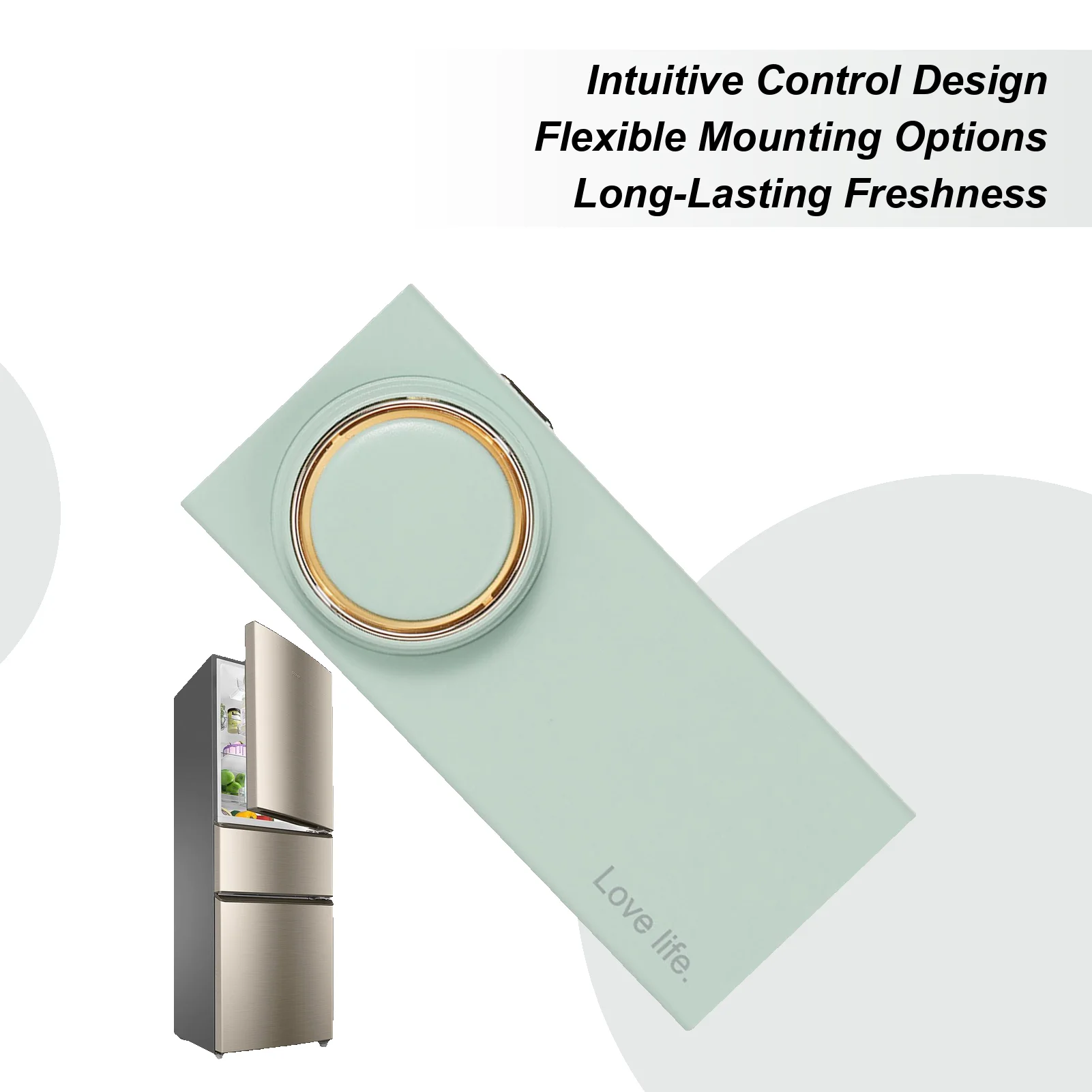 Refrigerator Odor Eliminator Home Odor Eliminator Freezer Deodorizer 3 Modes Air Purifier Kitchen Gadgets For Freezer Room