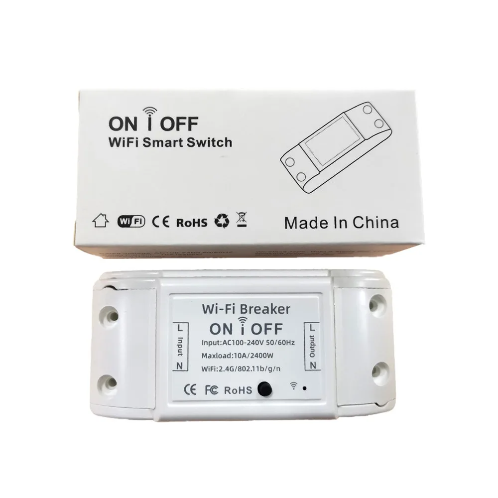 LSPA5 AC100~240V ON-OFF Wireless Wifi Circuit Breaker Dimmable Controller with Different Country Language for Indoor Smart Light