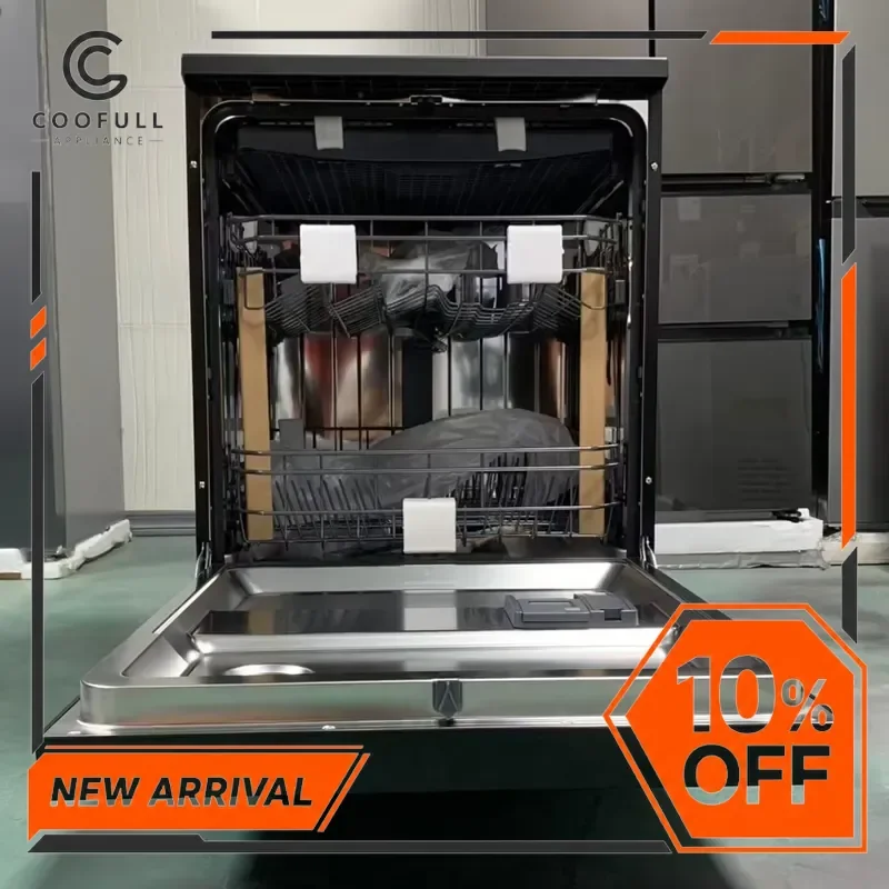 Automatic Dishwasher 14 Sets Large Capacity Built In Home Kitchen Appliance Smart Disinfection Cabinet For Family Household