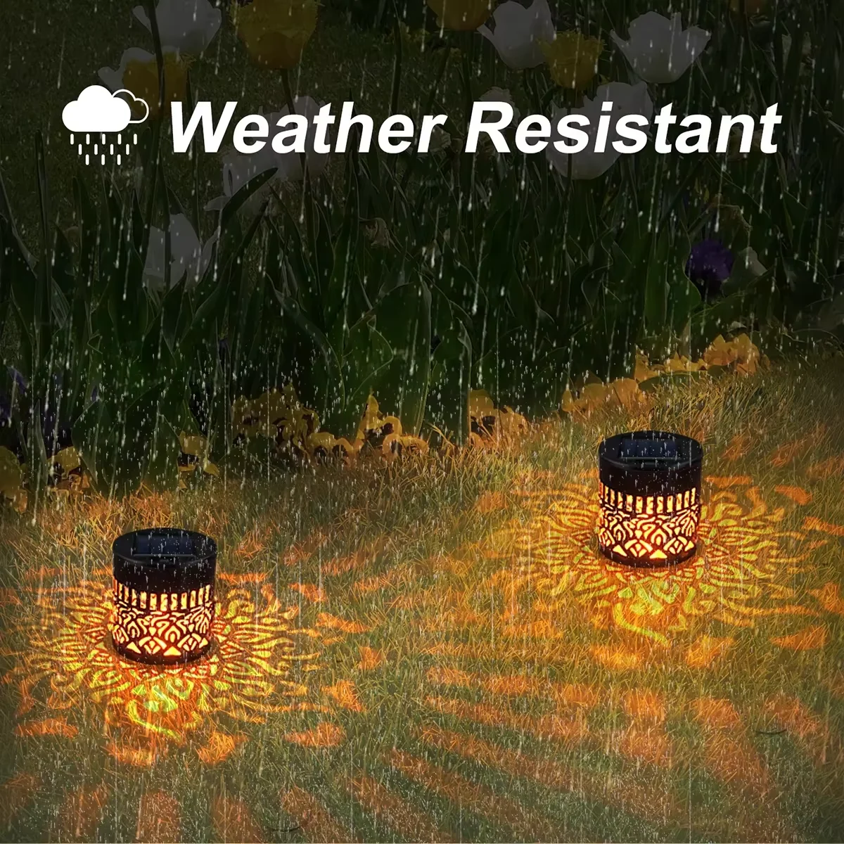 2 Stück Mandala-Projektions-So – Outdoor Lighting Yard Decoration Bewertung und Preis
