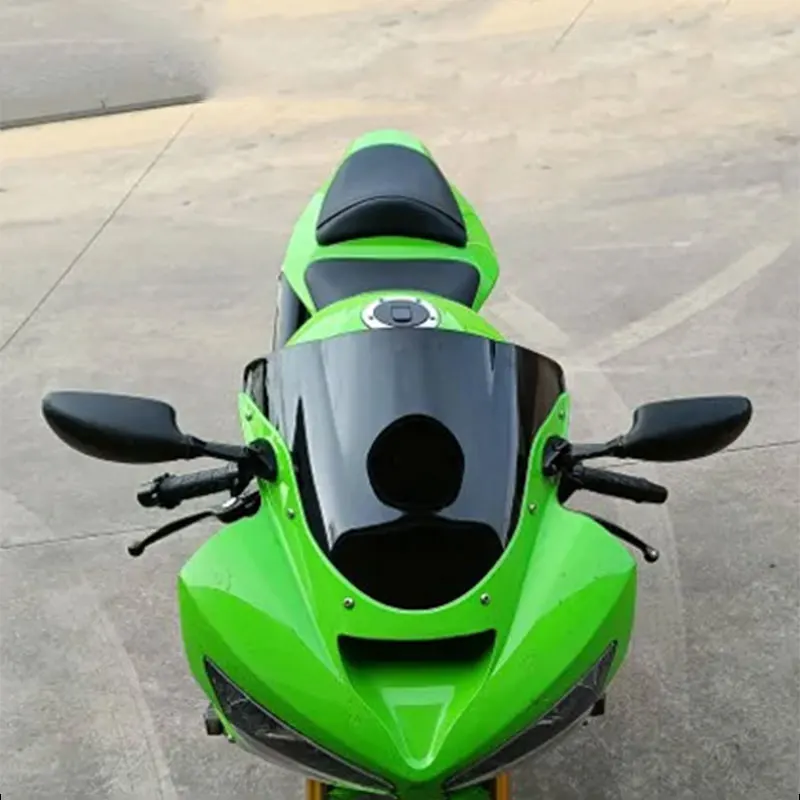 Motorcycle Double Bubble Windshield Deflector Protector Wind Screen For Kawasaki Ninja 636 ZX6R ZX-6R ZX 6R ZX636 2003 2004 view 2