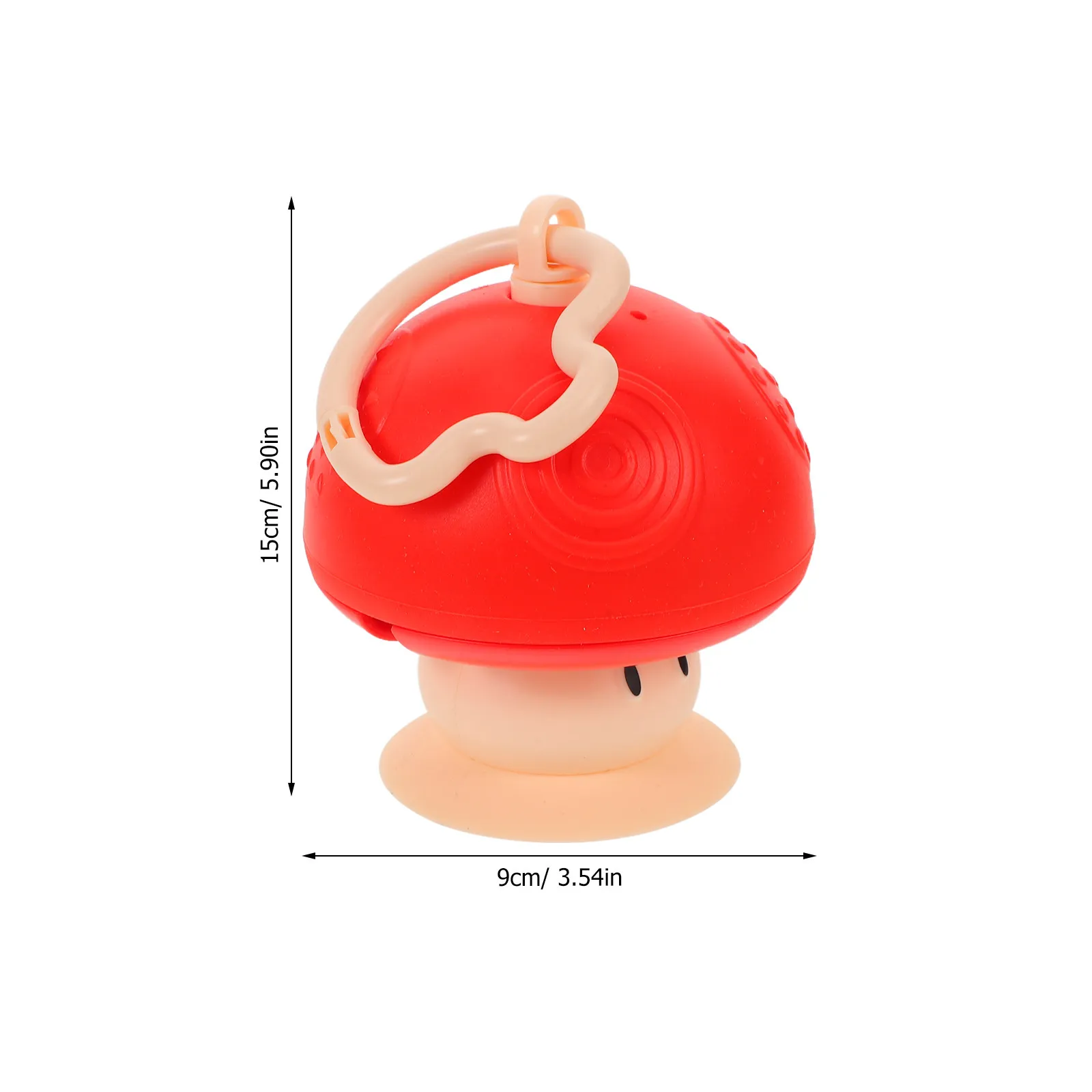 Baby Toy Safety Straps Anti Loss Bungee Rope Mushroom Design for High Chair Tray Travel Mealtime