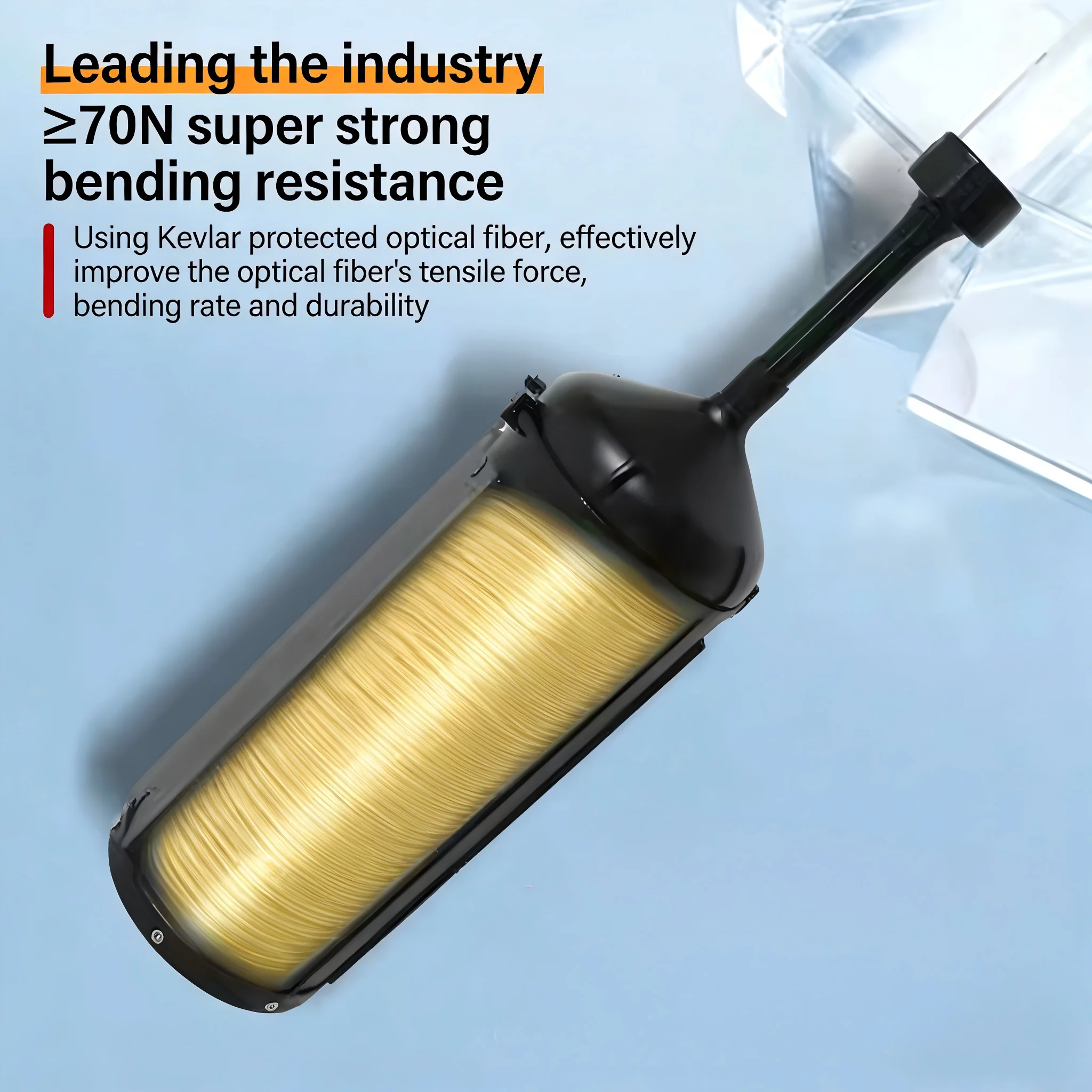 UAV Fiber Optic Video Transmission Wired Communication Module Long-Distance 3/5/10/15/20km Flight Relay 0.27mm Fiber Optic Cable