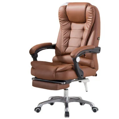 #*Thick Cushioned PU Leather High Back Executive Office Chair with tilt swivel, massage function for manager office daily work