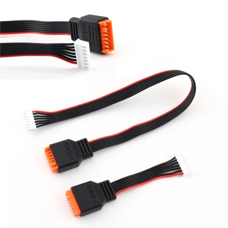 1/2Pcs 2-6S Lithium Battery Charger Extension Cable Balanced Head 10/30CM Suitable for HOTA D6Pro ISDT Q8 Q6 M8 M6