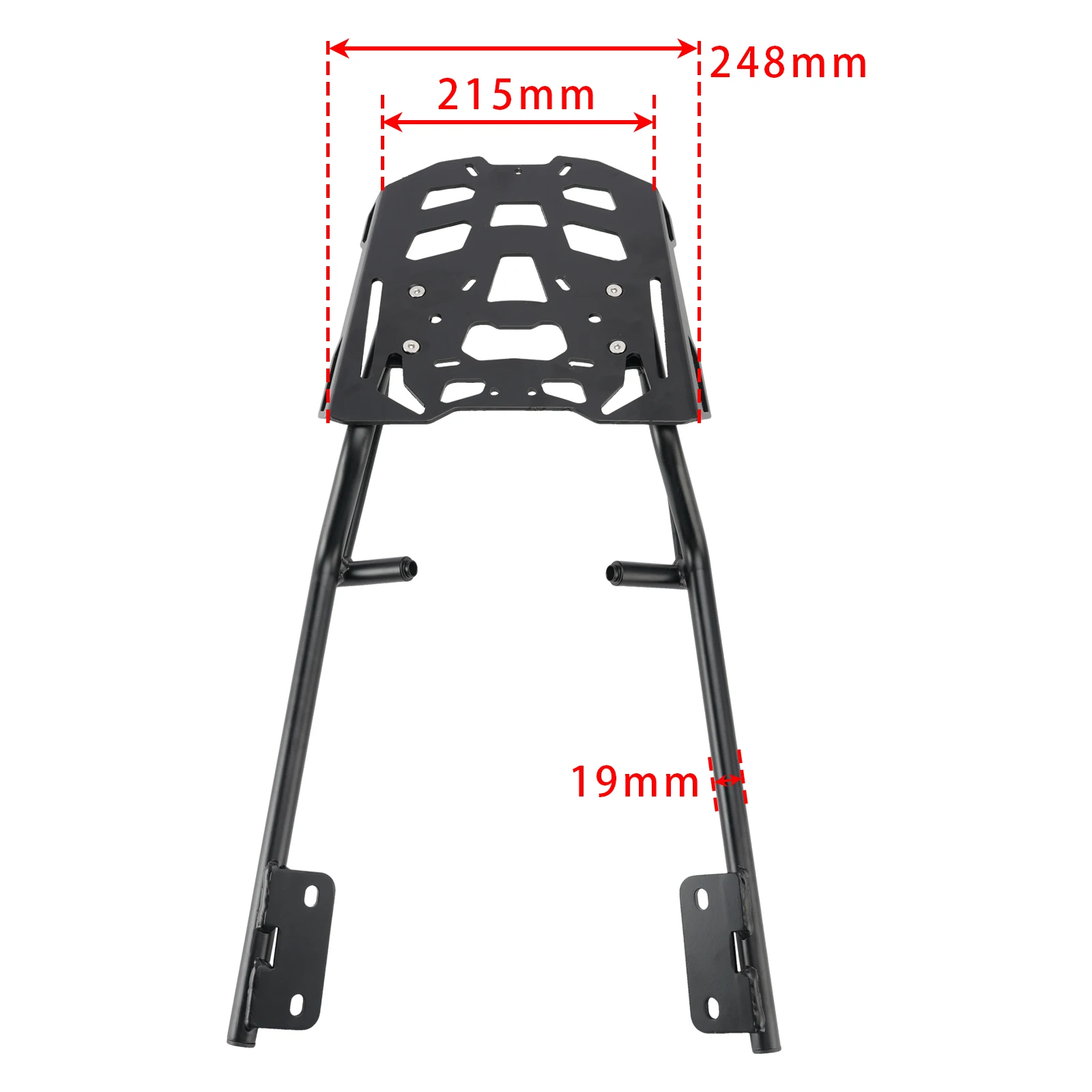 Topteng Black Luggage Rack Cargo Rear Carrier For Yamaha Tracer 700 / GT 2016 2017 2018 2019 2020