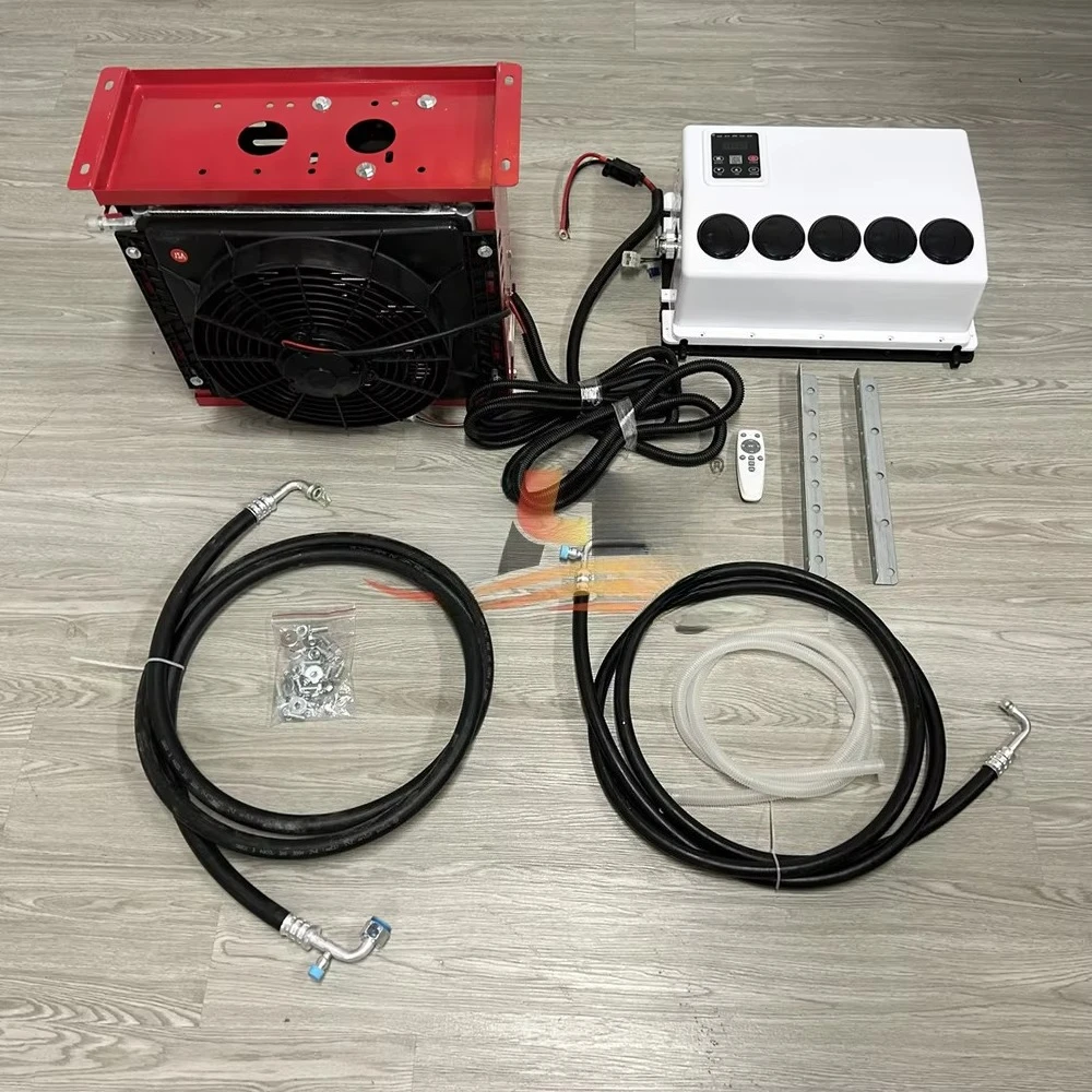 Mini air Conditioner 12 Volt for Car Electric 24V Truck AC Unit air Conditioning Systems Parking air Conditioner in 12v Mini Bus