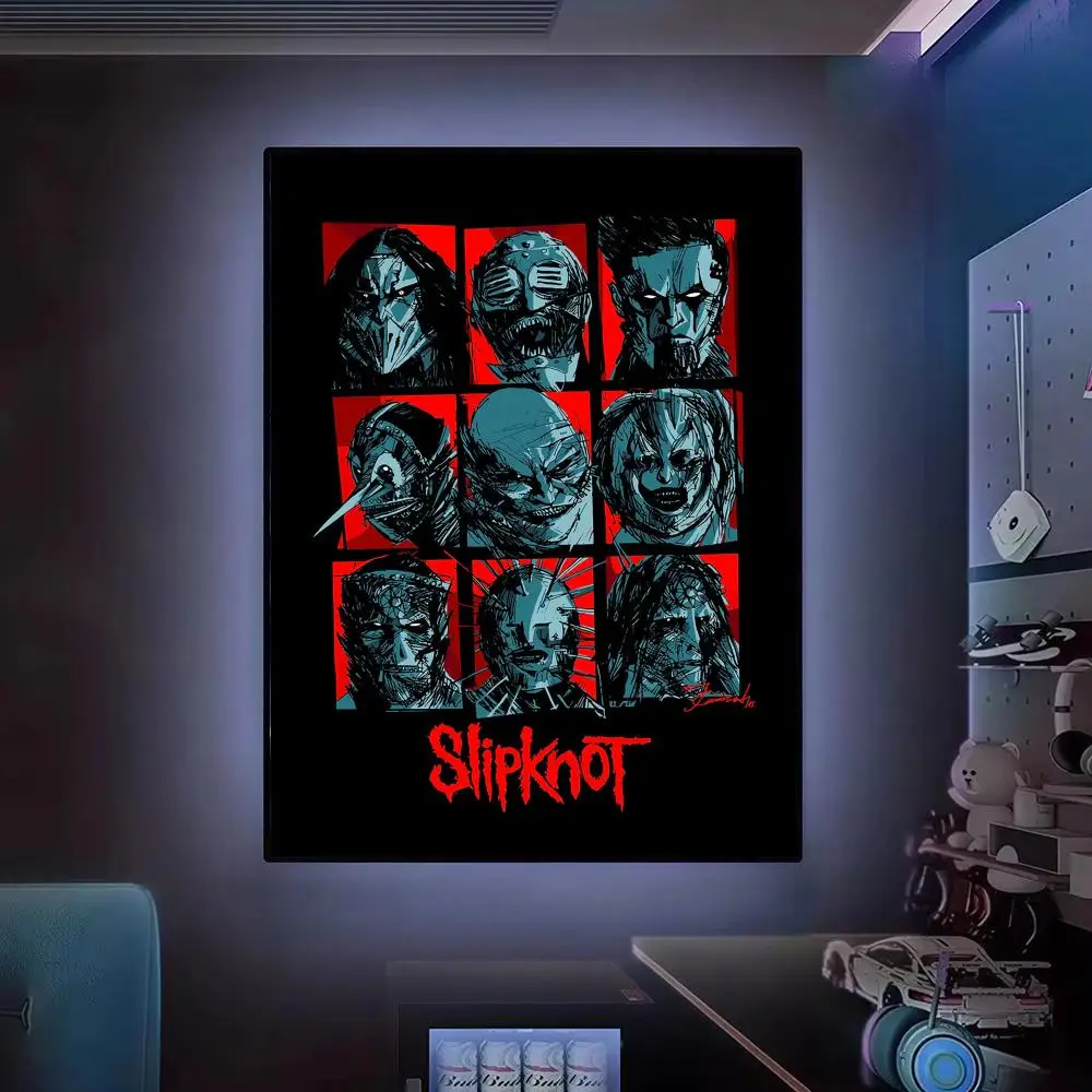 Band S-Slipknot Rock Poster Modern Aesthetic Posters Cool Premium Decor for Bedrooms and Gaming Rooms