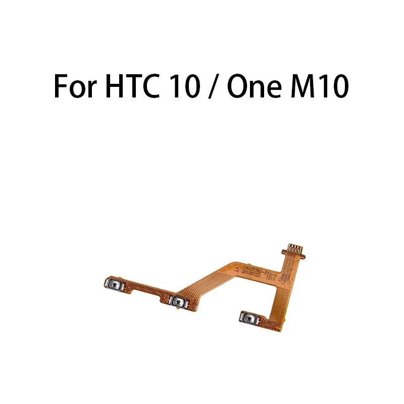 Gefensi Power ON OFF Mute Switch Control Key Volume Button Flex Cable For HTC 10 / One M10