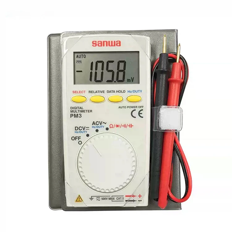 Sanwa PM3 Pocket Digital Multimeter with Folding Case