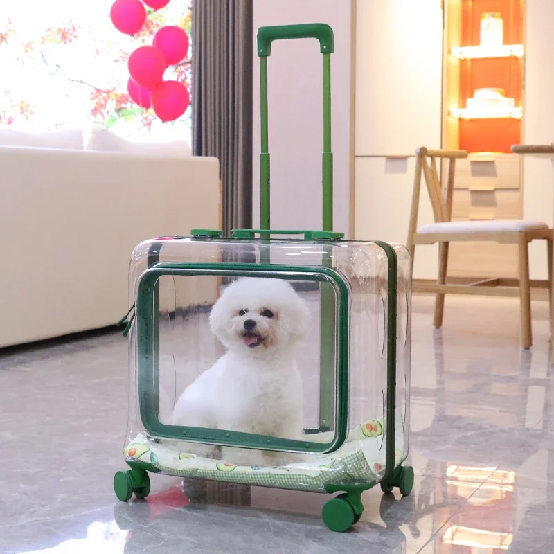 Cat Bag Trolley Case Oversized Dog Space Capsule Pet Outing Portable Luggage Cat Backpack