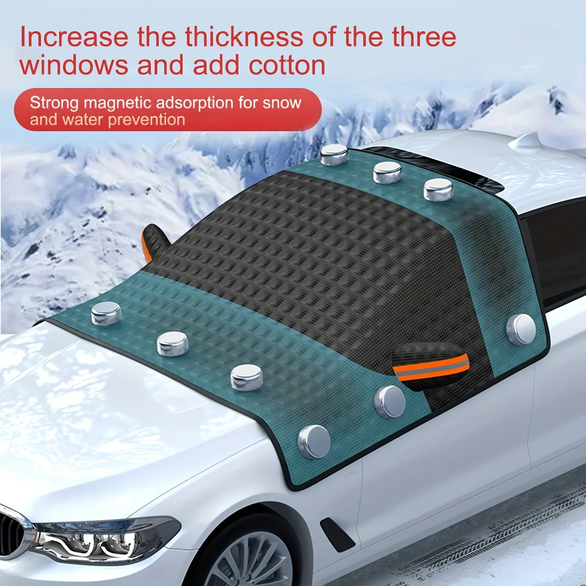 

Car Windshield Snow Cover, Frost-Proof & Anti-Freezing Windshield Cover for Winter, Car Window Cover, Winter Car Cover, Windshie
