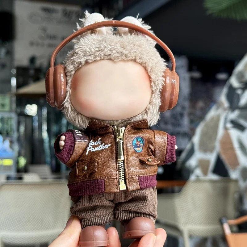 

Autumn and winter new series of High Energy doll clothes, 17cm doll clothes, lined flight jacket set