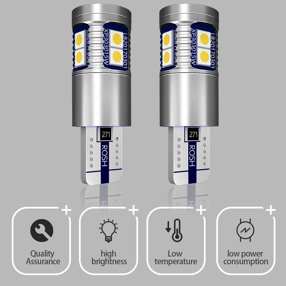 Bombilla LED de espacio libre para coche Nissan, accesorios de lámpara de estacionamiento Canbus para x-trail X Trail T30 T31 2001-2013 2009 2010 2011 2012, 2 piezas