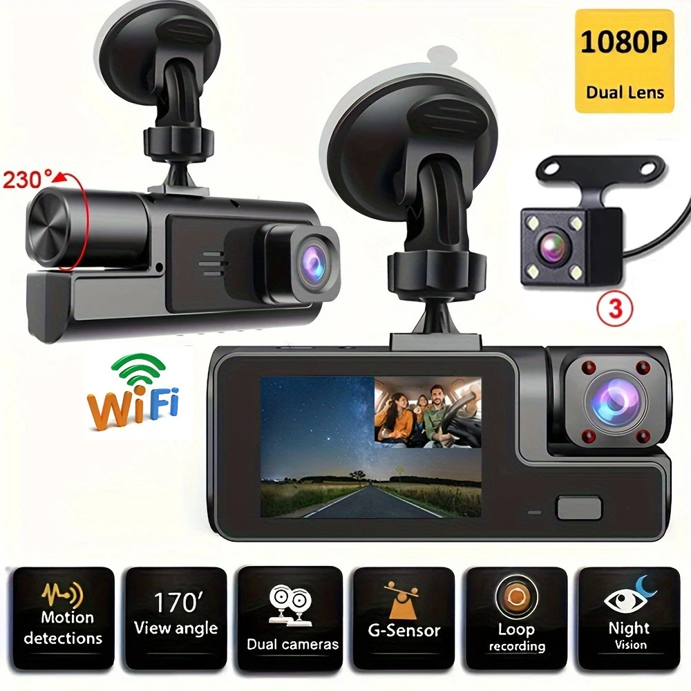 3Camera Dash Cam Fo… - image