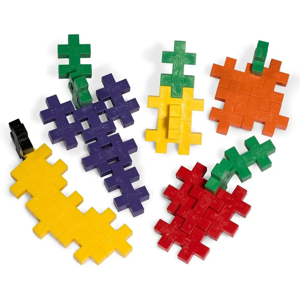 مجموعة بناء ضخمة مكونة من 200 قطعة - ألوان أساسية - لعبة تعليمية STEM/STEAM للأطفال