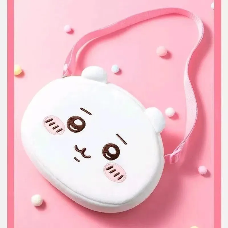 Small Bag Cute Girly Heart Cute Cartoon Embroidery Velvet One Shoulder Crossbody Bag Backpack Bags for Woman New Hachiware